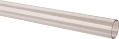 Made in USA - 2 Inch Outside Diameter x 6 Ft. Long, Plastic Round Tube - Acrylic - A1 Tooling