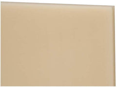 Made in USA - 1/16" Thick x 24" Wide x 4' Long, Nylon 6/6 Sheet - Natural - A1 Tooling