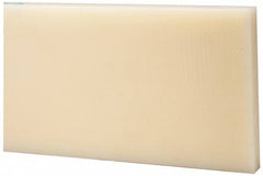 Made in USA - 1' x 4" x 1" Natural (Color) Nylon 6/6 Rectangular Bar - A1 Tooling