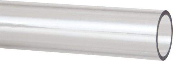 Made in USA - 1-1/2 Inch Outside Diameter x 8 Ft. Long, Plastic Round Tube - Polycarbonate - A1 Tooling