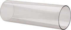 Made in USA - 4 Inch Outside Diameter x 2 Ft. Long, Plastic Round Tube - Polycarbonate - A1 Tooling