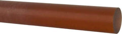 Made in USA - 1' Long, 1-1/4" Diam, Polyetherimide (PEI) Plastic Rod - Natural (Color) - A1 Tooling