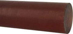 Made in USA - 1' Long, 2" Diam, Polyetherimide (PEI) Plastic Rod - Natural (Color) - A1 Tooling