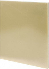 Made in USA - 1/2" Thick x 12" Wide x 2' Long, Epoxyglass Laminate (G10/F4) Sheet - Mustard Yellow, ±0.036 Tolerance - A1 Tooling