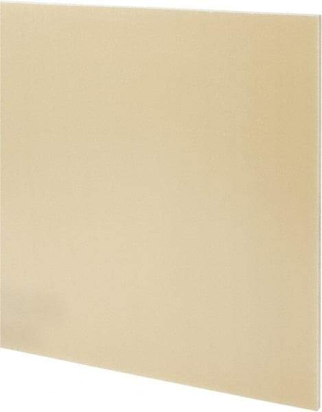 Made in USA - 1/4" Thick x 24" Wide x 2' Long, Epoxyglass Laminate (G10/F4) Sheet - Mustard Yellow, ±0.022 Tolerance - A1 Tooling