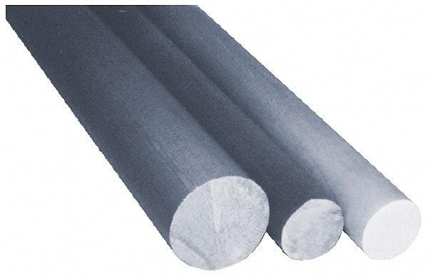 Made in USA - 4' Long, 3/4" Diam, Glass-Cloth Melamine Laminate (G5/G9) Plastic Rod - Grayish Brown - A1 Tooling