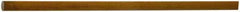 Made in USA - 1' Long, 2" Diam, Polyurethane Plastic Rod - 60A Hardness, Black - A1 Tooling