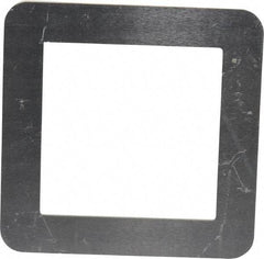 Made in USA - Aluminum Bellows Mounting Flange - 2 x 2 Inch Inside Square - A1 Tooling