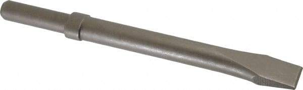 PRO-SOURCE - 25" Head Width, 10.2" OAL, 0" Shank Diam, Flat Chisel - Round Shank, Alloy Steel - A1 Tooling