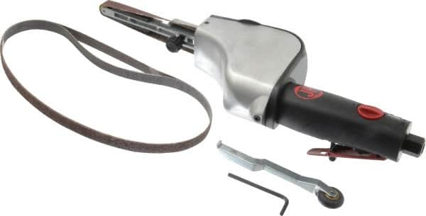 PRO-SOURCE - 1/4 to 1/2 x 24 Inch, 20,000 RPM Air Belt Sander - 1/4 NPT Inlet, 4.2 CFM Air Consumption - A1 Tooling