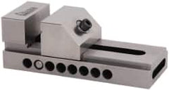 Gibraltar - 3" Jaw Width, 3-3/4" Jaw Opening Capacity, 1-3/8" Jaw Height, Toolmaker's Vise - Flat Jaw, 0.003" Parallelism, 0.005" Squareness, 7" OAL x 2-1/2" OAH - A1 Tooling