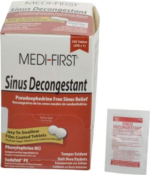 Medique - Medi-First Sinus Decongestant Tablets - Sinus Relief - A1 Tooling