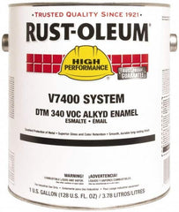 Rust-Oleum - 1 Gal Clear Gloss Finish Alkyd Enamel Paint - 230 to 425 Sq Ft per Gal, Interior/Exterior, Direct to Metal, <340 gL VOC Compliance - A1 Tooling