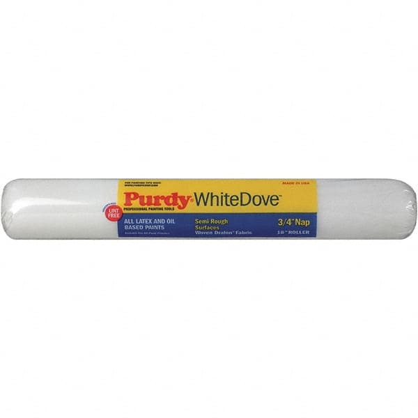 Purdy - 3/4" Nap, 18" Wide Paint General Purpose Roller Cover - Medium-Rough Texture, Woven Dralon Fabric - A1 Tooling