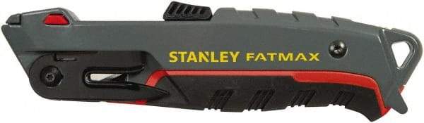 Stanley - Retractable Utility Knife - 1/2" Bi-Metal Blade, Gray Bi-Material Handle, 6 Blades Included - A1 Tooling