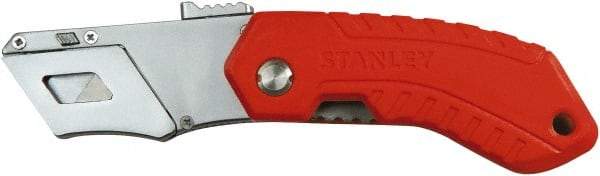 Stanley - Retractable Utility Knife - 1/2" Bi-Metal Blade, Red Plastic Handle, 1 Blade Included - A1 Tooling