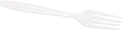 Solo - Solo Guildware Heavyweight Plastic Forks - White - A1 Tooling