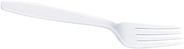 Dixie - Dixie Plastic Tableware, Heavyweight Forks - White - A1 Tooling