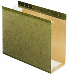 Pendaflex - 8-1/2 x 11", Letter Size, Standard Green, Hanging File Folders with Box Bottom - 11 Point Stock, 1/5 Tab Cut Location - A1 Tooling