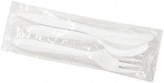 Boardwalk - Boardwalk Three-Piece Wrapped Cutlery Kit: Fork, Knife, Spoon - White - A1 Tooling