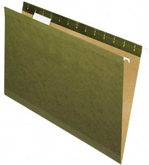 Pendaflex - 8-1/2 x 14", Legal, Standard Green, Standard Hanging File Folders - 11 Point Stock, 1/5 Tab Cut Location - A1 Tooling