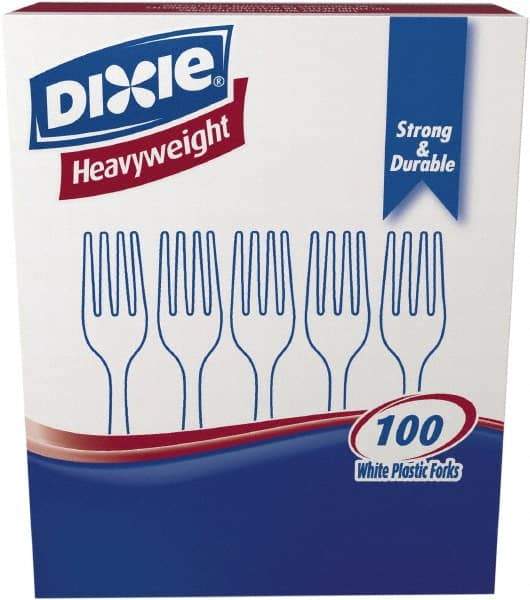 Dixie - Dixie Heavyweight Plastic Forks - White - A1 Tooling