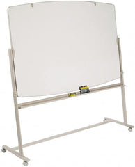 Quartet - 48" High x 72" Wide Reversible Total Erase Laminate Marker Boards - Steel Frame, 4-3/8" Deep, Includes Dry-Erase Markers (Black, Blue, Green, Red) & One Eraser. - A1 Tooling