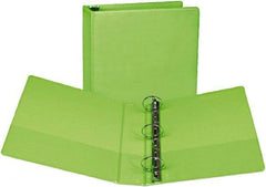 Samsill - 2" Sheet Capacity, 11 x 8-1/2", View Ring Binder - Vinyl Covered Chipboard, Lime - A1 Tooling