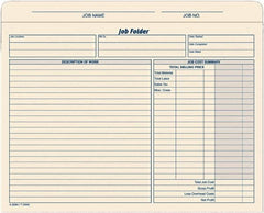 TOPS - 8-1/2 x 11", Letter Size, Manila, File Folders with Top Tab - 11 Point Stock, Straight Tab Cut Location - A1 Tooling