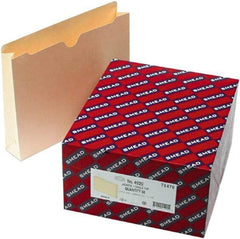 Samsill - 8-1/2 x 11", Letter Size, Manila, File Jacket/Sleeve/Wallet with Expanding Jacket - 11 Point Stock, Straight Tab Cut Location - A1 Tooling