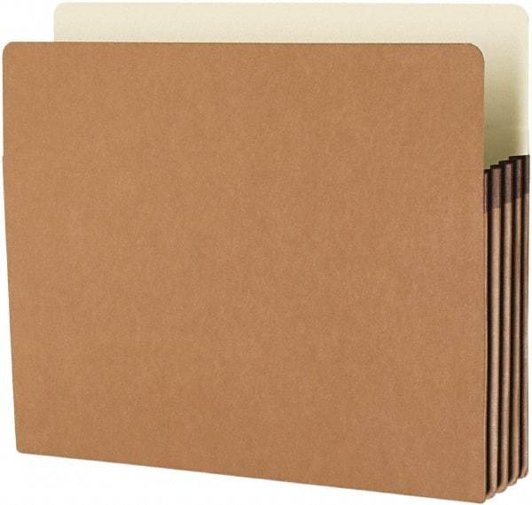 Samsill - 8-1/2 x 11", Letter Size, Manila/Redrope, Expandable File Folders with Drop Front & Top Tab Pocket - 11 Point Stock, Straight Tab Cut Location - A1 Tooling