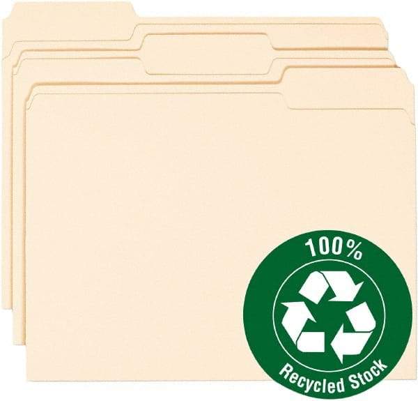 Samsill - 8-1/2 x 11", Letter Size, Manila, File Folders with Top Tab - 11 Point Stock, 1/3 Tab Cut Location - A1 Tooling