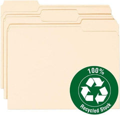 Samsill - 8-1/2 x 11", Letter Size, Manila, File Folders with Top Tab - 11 Point Stock, 1/3 Tab Cut Location - A1 Tooling