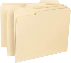 Samsill - 8-1/2 x 11", Letter Size, Manila, File Folders with Top Tab - 11 Point Stock, 1/3 Tab Cut Location - A1 Tooling