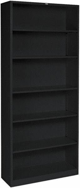 Hon - 5 Shelf, 60-1/8" High x 36" Wide Bookcase - 11" Deep, Laminated, Mahogany - A1 Tooling