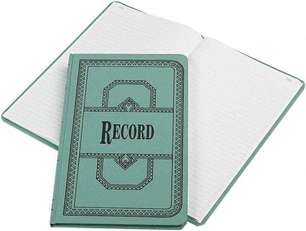 Boorum & Pease - 150 Sheet, 12-1/8 x 7-5/8", Record Rule Record/Account Book - Blue - A1 Tooling