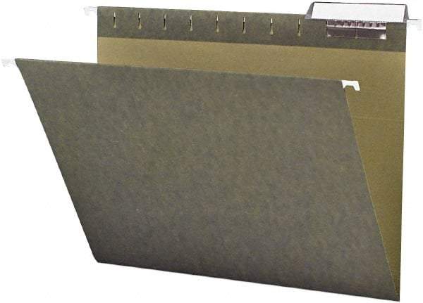 Samsill - 8-1/2 x 11", Letter Size, Standard Green, Expanding Hanging File Holder - 11 Point Stock, 1/3 Tab Cut Location - A1 Tooling