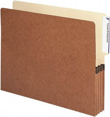 Samsill - 8-1/2 x 11", Letter Size, Manila/Redrope, Expandable File Folders with Drop Front & End Tab Pocket - 11 Point Stock, 1/3 Tab Cut Location - A1 Tooling