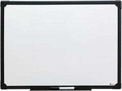 UNIVERSAL - 18" High x 24" Wide Erasable Melamine Marker Boards - Anodized Aluminum, 30.8" Deep, Includes Mounting Kit - A1 Tooling