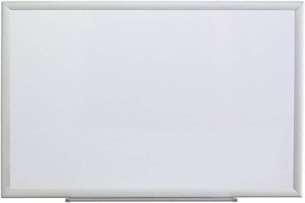 UNIVERSAL - 24" High x 36" Wide Erasable Melamine Marker Boards - Aluminum Frame, 38.2" Deep, Includes Mounting Kit - A1 Tooling