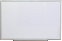 UNIVERSAL - 24" High x 36" Wide Erasable Melamine Marker Boards - Aluminum Frame, 38.2" Deep, Includes Mounting Kit - A1 Tooling