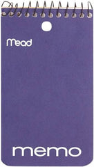 Mead - 60 Sheet, 3 x 5", College Memo Book (Top Bound) - Assorted Colors - A1 Tooling