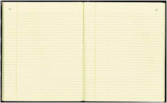 National Brand - 150 Sheet, 10-3/8 x 8-3/8", Record Rule Record/Account Book - Black & Burgundy - A1 Tooling