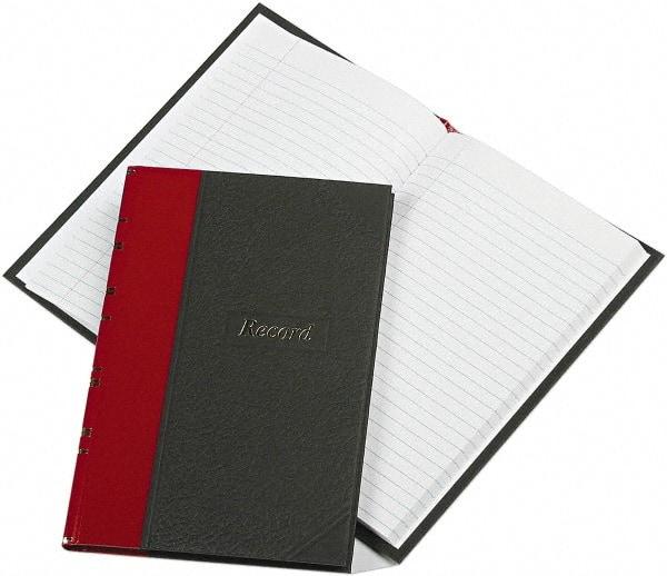 Boorum & Pease - 144 Sheet, 5-1/4 x 7-7/8", Record Rule Record/Account Book - Black & Red - A1 Tooling