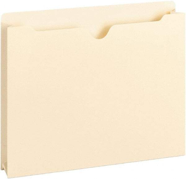 Samsill - 8-1/2 x 11", Letter Size, Manila, File Jacket/Sleeve/Wallet with Expanding Jacket - 11 Point Stock, Straight Tab Cut Location - A1 Tooling