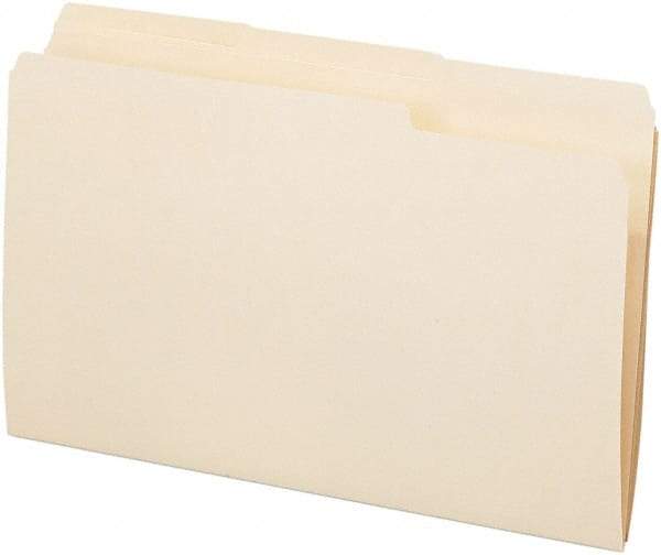 Pendaflex - 8-1/2 x 14", Legal, Manila, File Folders with Top Tab - 11 Point Stock, 1/3 Tab Cut Location - A1 Tooling