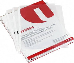 UNIVERSAL - 50 Piece Clear Sheet Protectors-Ring Binder - 11" High x 8-1/2" Wide - A1 Tooling