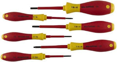 Wiha - 6 Piece T8 to T25 Ergonomic Handle Torx Driver Set - T-8, T-9, T-10, T-15, T-20, T-25 - A1 Tooling