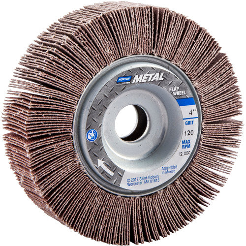 4″ × 1″ × 5/8″ Metalite R265 Flap Wheel 120 Grit Aluminum Oxide - A1 Tooling