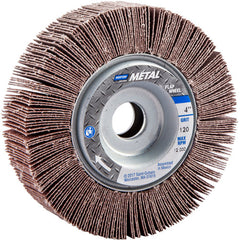 4″ × 1″ × 5/8″ Metalite R265 Flap Wheel 120 Grit Aluminum Oxide - A1 Tooling